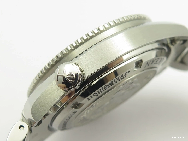 0213 HighPerformance Seamaster Planet Ocean GMT 600M Blue Dial SS On Blue Rubber Strap A 8278